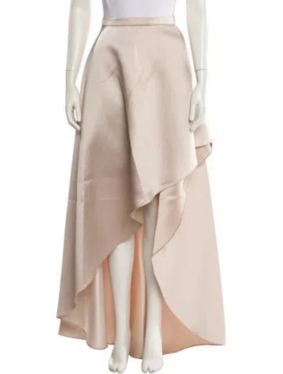 Pre-owned Gemy Maalouf Long Skirt In Neutral
