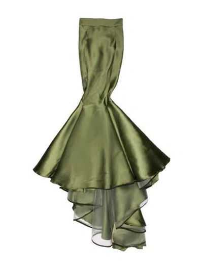 Pre-owned Gemy Maalouf Long Skirt W/ Tags In Green