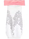 Gemy Maalouf Off-shoulder Floral-print Dress In White