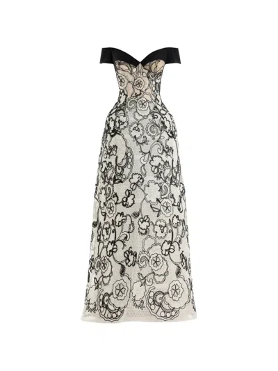 Gemy Maalouf Off-shoulder Maxi Dress In White