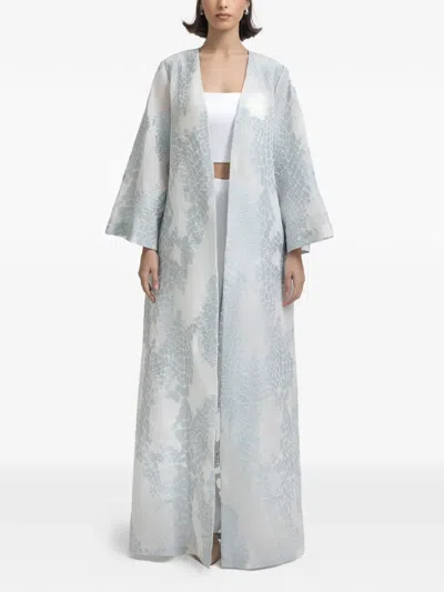 Gemy Maalouf Offenes Maxikleid Mit Lockerem Schnitt In Gray