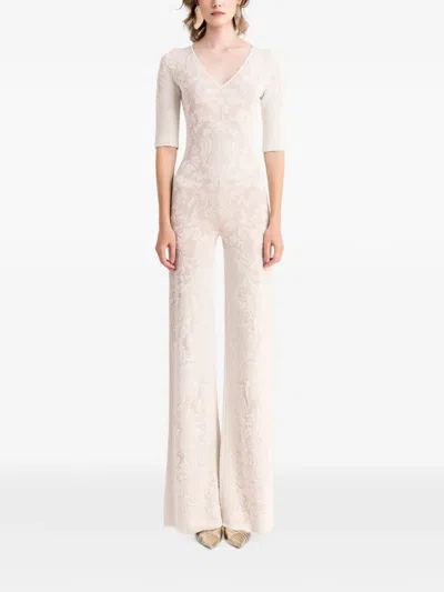 Gemy Maalouf Patterned Jumpsuit In Neutral