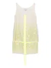 Gemy Maalouf Sequin-embellished Minidress In White