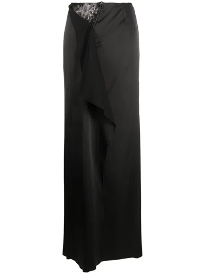 Gemy Maalouf Maxirock Mit Pailletten In Black