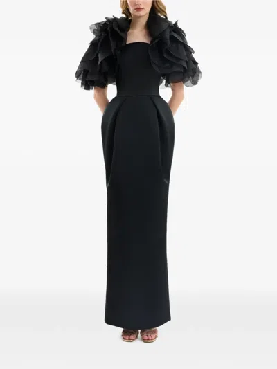 Gemy Maalouf Strapless Maxi Dress In Black