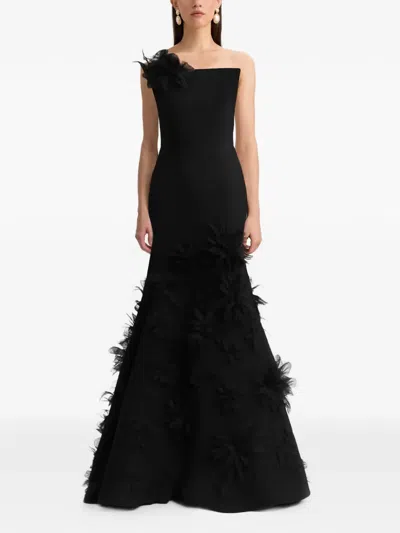 Gemy Maalouf Strapless Mermaid-cut Gown In Black