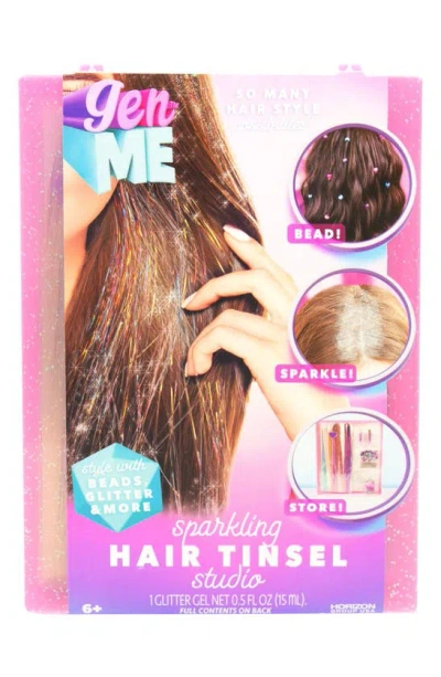Gen-me Kids' Sparkling Hair Tinsel Studio Kit In Pink Multi
