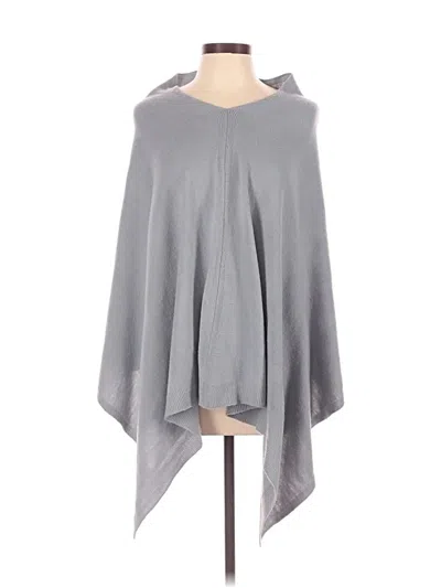 Pre-owned Gena Accessories Poncho In Blue