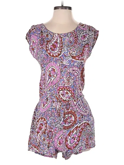 Pre-owned Genady's Collection Romper In Purple