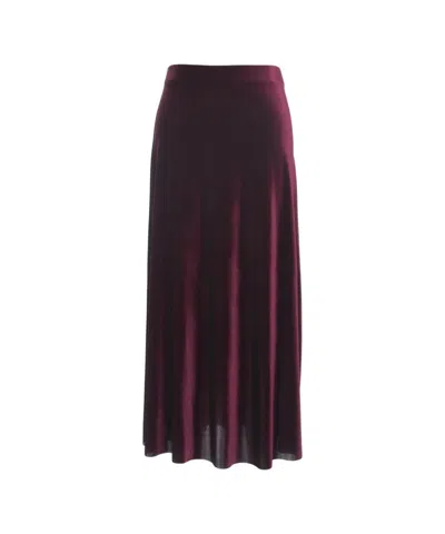 Gender Ankle-length Maxi Skirt In Soft Shimmering Fabric In Pink