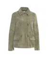 Gender Corduroy Jacket In Green