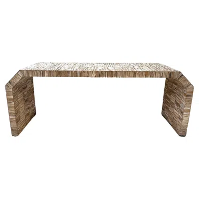 Pre-owned Gene Jonson And Robert Marcius Antler Console Table In Brown
