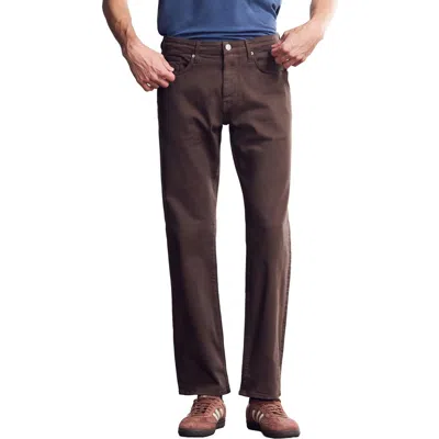 General Denim Works Bridge Straight Leg Jeans In Brown