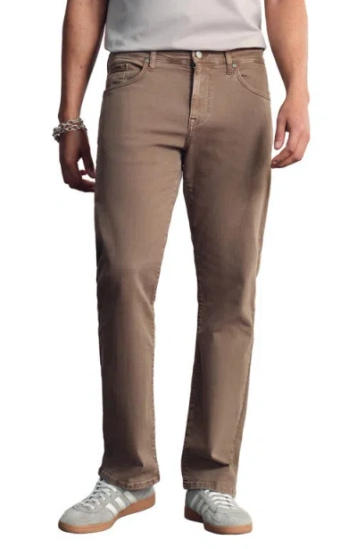 General Denim Works Roam Relaxed Straight Leg Jeans In Brown