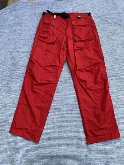 Pre-owned General Research Phisherman Trousers 2017 In Red