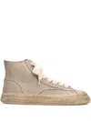 General Scale. Roy High-top Smudged Sole Sneakers In Gray