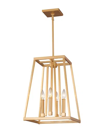 Generation Brands Feiss Conant Small Lantern Gilded Satin Brass