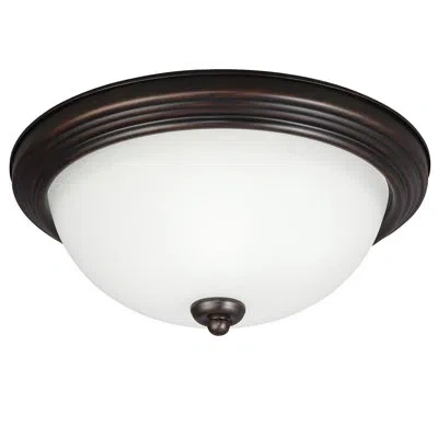 Generation Lighting 1 - Light 10.5" Simple Bowl Flush Mount