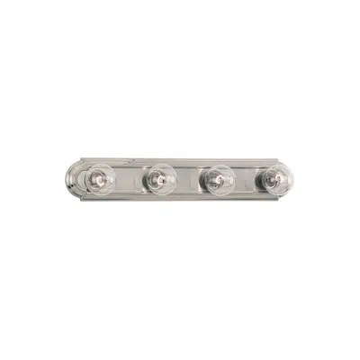 Generation Lighting 4-light Bath Bar In Brushed Nickel