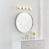 Generation Lighting 4-light Bath Bar In Brushed Stainless