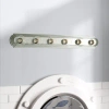 Generation Lighting 6-light Bath Bar In Brushed Nickel