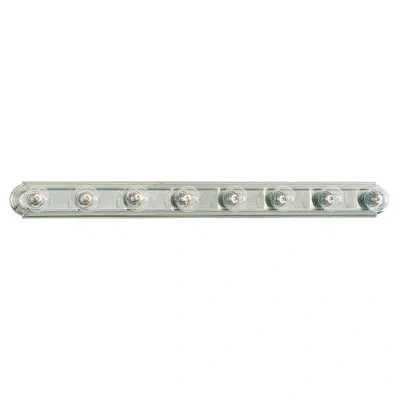 Generation Lighting 8-light Bath Bar In Brushed Nickel