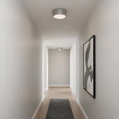 Generation Lighting Albee Modern Dimmable 1-light Ceiling Fixture With Etched Opal Glass Diffuser For Dining Room Led Co In Brushed Nickel