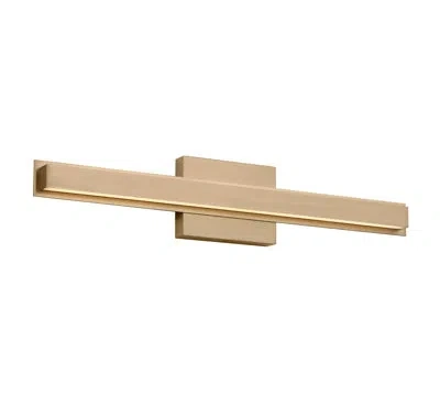 Generation Lighting Aro 24 Led Vanity In Satin Brass