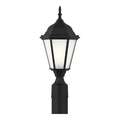 Generation Lighting Bakersville 1 -light 17.87" H Hardwired Lantern Head In Black,black,frosted