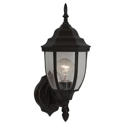 Generation Lighting Baskerville Outdoor Wall Lantern In Black