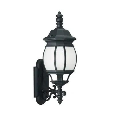 Generation Lighting Black Outdoor Wall Lantern