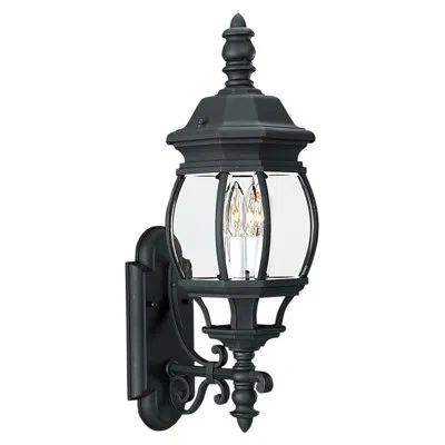 Generation Lighting Black Outdoor Wall Lantern