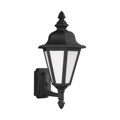 Generation Lighting Brentwood Outdoor Wall Lantern In Black