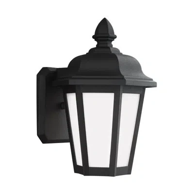 Generation Lighting Brentwood Outdoor Wall Lantern In Black