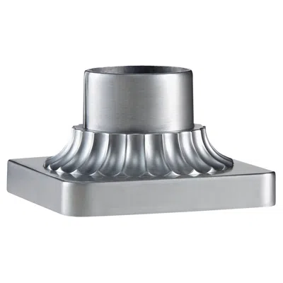 Generation Lighting Brushed Aluminum Outdoor Pier Mount Adapter