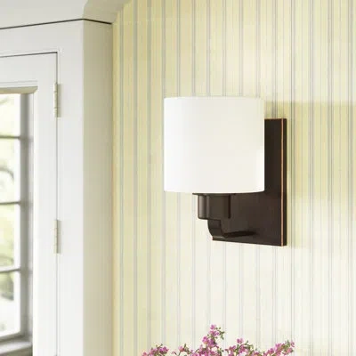 Generation Lighting Canfield 1-light Dimmable Bath Sconce In Burnt Sienna