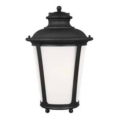 Generation Lighting Cape May 20.25" H Outdoor Wall Lantern In Black