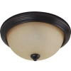 Generation Lighting Ceiling 3 -light 14.5" Flush Mount In Burnt Sienna