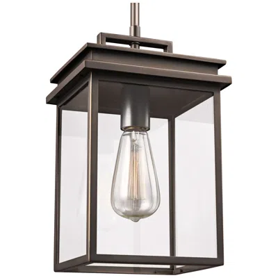 Generation Lighting Chappman 13" Antique Bronze Outdoor Hanging Light