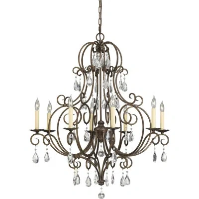 Generation Lighting Chateau 8 - Light Candle Style Classic / Traditional Chandelier