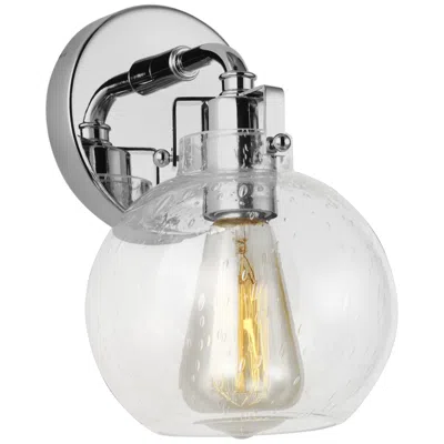 Generation Lighting Clara 10 1/2" High Chrome Wall Sconce