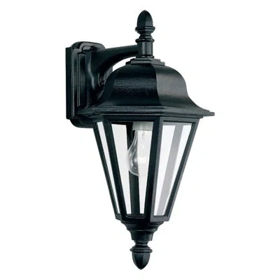 Generation Lighting Classic Outdoor Wall Lantern In Black