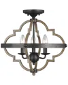 Generation Lighting Collection Socorro 3l Semflsh-846 In Brown