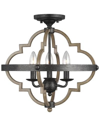 GENERATION LIGHTING COLLECTION VISUAL COMFORT & CO. GENERATION LIGHTING COLLECTION SOCORRO 3-LIGHT SEMI-FLUSH MOUNT