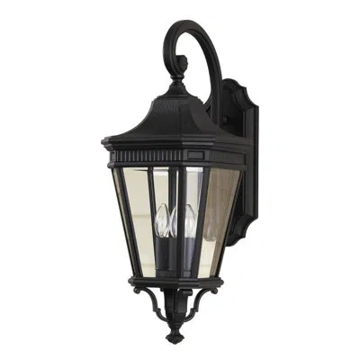 Generation Lighting Cotswold Lane 1 - Bulb Outdoor Wall Lantern In Black