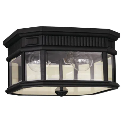 Generation Lighting Cotswold Lane 11 1/2" Wide Black Ceiling Light