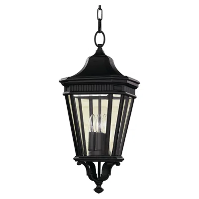 Generation Lighting Cotswold Lane 21 1/2" Black Outdoor Hanging Light