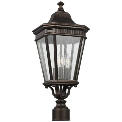 Generation Lighting Cotswold Lane 22 1/2" Bronze And Glass Post Light