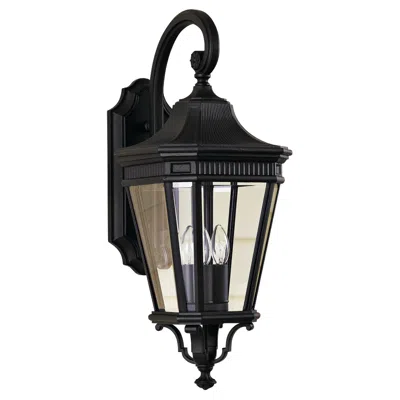 Generation Lighting Cotswold Lane 23 3/4" Black Outdoor Wall Light