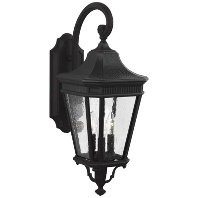 Generation Lighting Cotswold Lane 23 3/4" Black Outdoor Wall Light